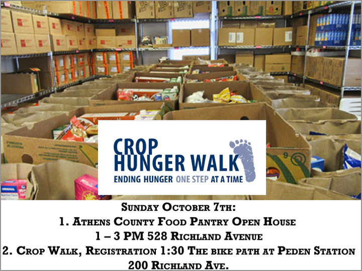 Information for the Crop Hunger Walk 2018