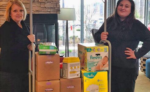 Fairfield Inn and Suites holds a Diapers, Wipes, and Formula Drive Fairfield Inn and Suites holds a Diapers, Wipes, and Formula Drive